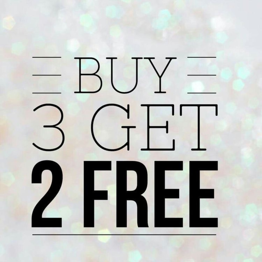 BUY 3 get 2 free